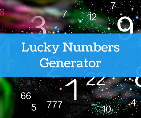 Lucky Number Generator .